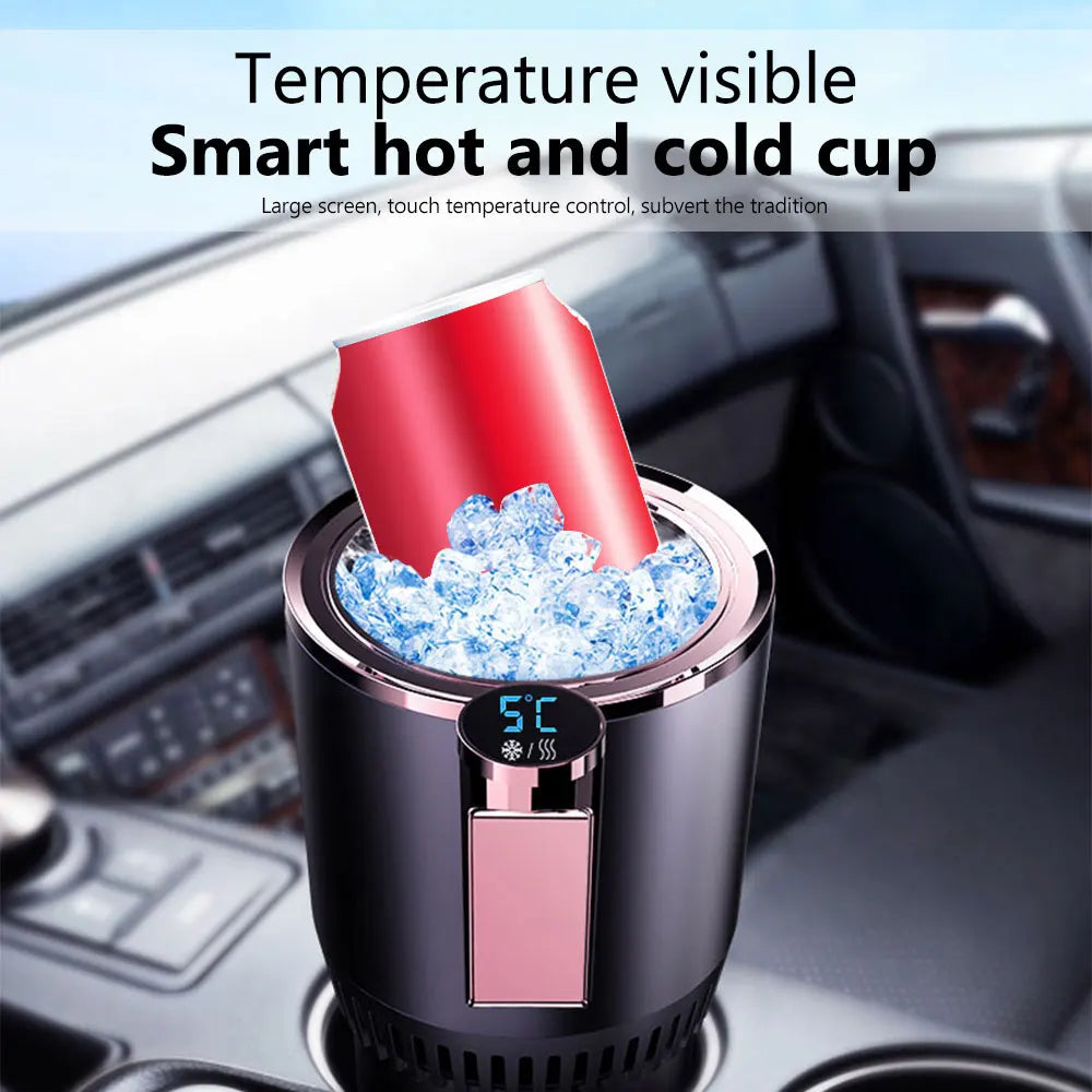 NEW Smart Car Smart Hot And Cold Cup Drinks Holders Digital Temperature Display Drink Cup Warmer Cooler For Home Office