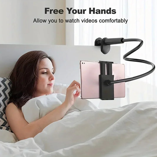 Hot Universal Lazy Bracket Mobile Phone Holder Gooseneck Stand Stents Flexible Bed Desk Table Clip Bracket for Smartphone Holder