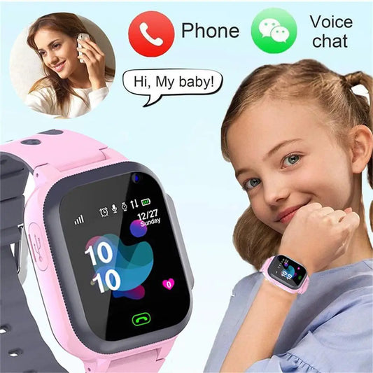 Kids Smart Phone Watch Baby With Camera SOS Remote Monitor Children Smartwatch Phone For Girls Boys Kids Clock GPS Location