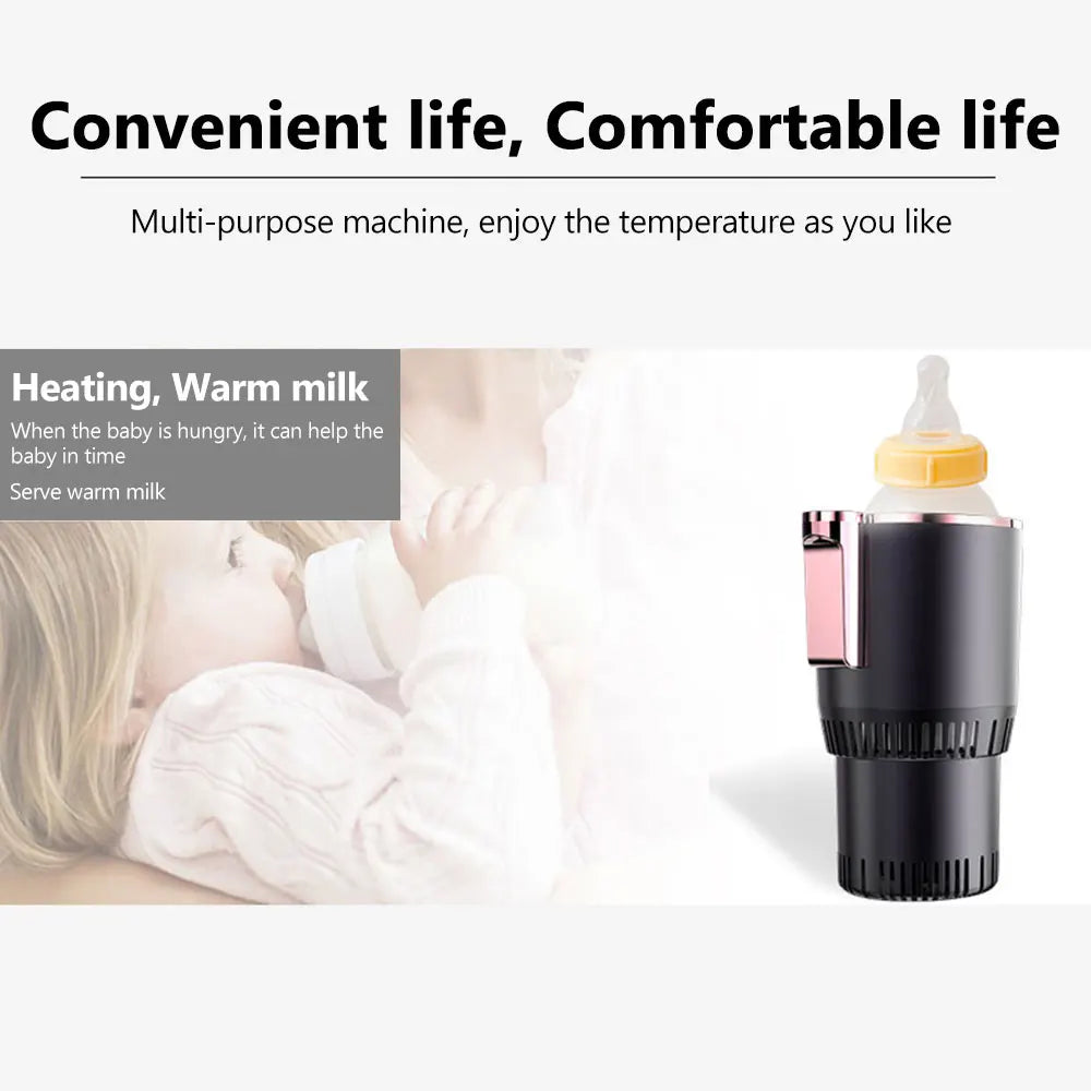 NEW Smart Car Smart Hot And Cold Cup Drinks Holders Digital Temperature Display Drink Cup Warmer Cooler For Home Office